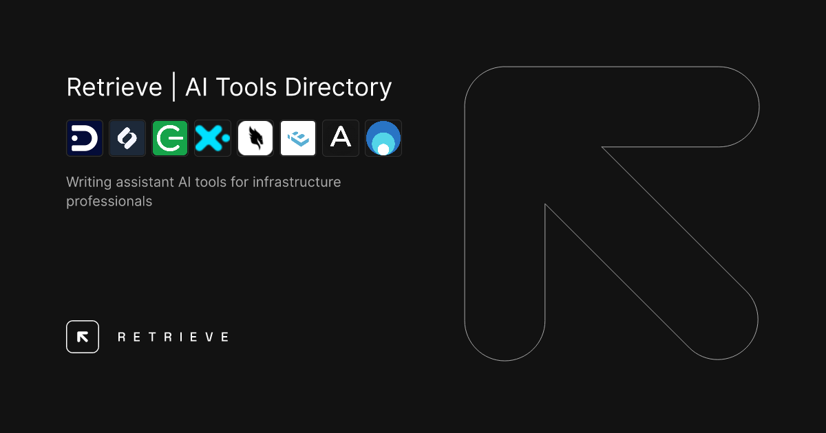 Writing assistant AI tools for infrastructure professionals