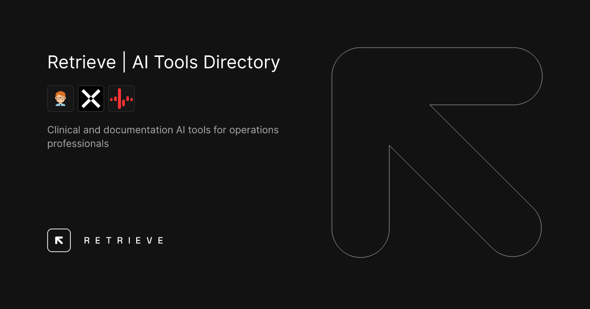 Clinical and documentation AI tools for operations professionals