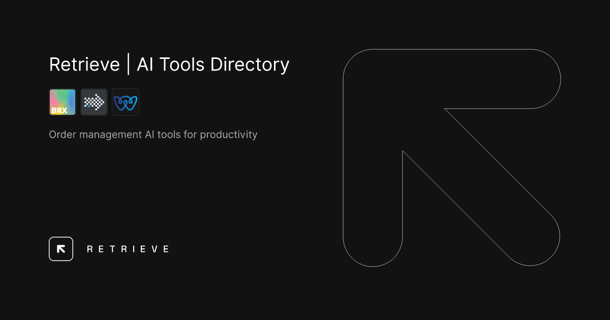 Order management AI tools for productivity